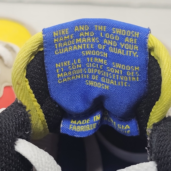 Nike Air Force 1 Low Multi-Color Velcro. -Colorful Nike Air Sneakers - Picture 9 of 10